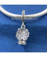 2021 Winter Release 925 Silver Snow Globe Angel Dangle Charm  - $25.38 CAD