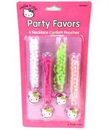 HELLO KITTY Party Favors 4 Necklace Confetti Pouches - Kids New Vintage ... - £7.72 GBP