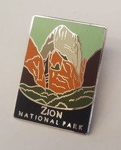 Zion National Park Colorful Rock Utah Collectible Lapel Hat Pin Angels Landing - £15.75 GBP