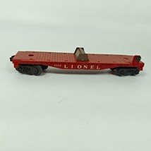 Lionel O Gauge Flat Lumber Car 6264 6511-2 Red ~ - $24.74