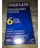 Blank Sealed VHS Maxell T-120 Tape - €5,93 EUR