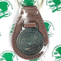 North American Hunting Club NAHC Lifetime Member Keychain Fob Ring New On Card - £11.15 GBP