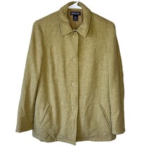 Lands End Direct Merchants Women’s Wool button down Jacket Wool size 10 - $40.23