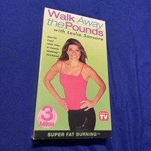 Walk Away the Pounds with Leslie Sansone - Super Fat Burning (VHS, 2001) - £3.52 GBP