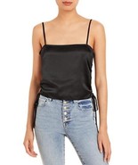 MSRP $58 Aqua Side Cinched Cami Black Size Small - €22,93 EUR