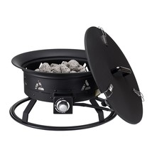 VEVOR Propane Fire Pit 24" Outdoor Portable Gas Fire Pit for Heating 58000 BTU - $220.49