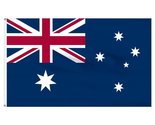 3&#39;x5&#39; Australian Flag of Australia Includes 2 Nylon Flag Pole Clips - £3.84 GBP