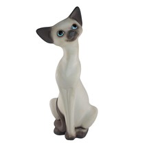 Freeman McFarlin Siamese Cat Large Head Tilted Figurine Matte 14.5&quot; - £59.95 GBP