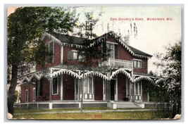 Carl Schurtz Home Watertown Wisconsin WI 1908 DB Postcard V3 - £3.54 GBP