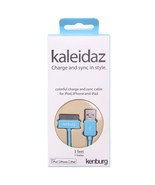 Kenburg Kaleidaz Charge and Sync Cable for iPhone, iPod, iPad (3FT/1M) -... - $225.31 MXN