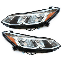 Pair For 2016 2017 2018 2019 Chevy Chevrolet Cruze Headlights Halogen,Left Right - £197.18 GBP