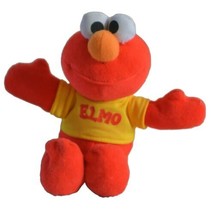 Vintage 1998 TYCO Elmo "That Tickles" Talking Plush Beanie Doll Soft Toy Lovey - $16.45