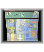    ~Baby Boy Scrapbook Kit, Marcella by K, NIP~ Over 50Pcs - £5.57 GBP