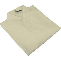 Mens PRINCELY Soft Merinos Wool Sweater Knits Lightweight Polo 1011-40 Ivory image 5