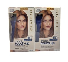 (2) Clairol Root Touch Up 6WN Matches Light Chocolate Brown Shades - $36.99