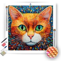 Colorful Cat Diamond - Diamond Painting Kit - £15.90 GBP+