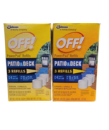 Lot of 2-OFF! Power Pad Refills, 3 each 6 Total. Boxes show wear/discoloration - $52.99