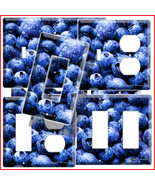 BLUEBERRY KITCHEN DECOR LIGHT SWITCH OUTLET COVER PLATE - $12.33 CAD