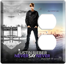 Justin Bieber Never Say Poster Light Switch Outlet Comb - £10.19 GBP