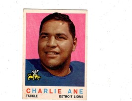 Charlie Ane Jr., Detroit Lions (Football Card) 1959 Topps #21 - €2,53 EUR