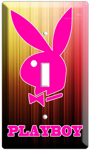 PLAYBOY BUNNY MAGAZINE SINGLE LIGHT SWITCH COVER PLATE
