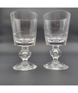 Set of 2 Vintage Steuben Baluster Stem Water Glass 7877, 6 1/2&quot; Tall - £144.89 GBP