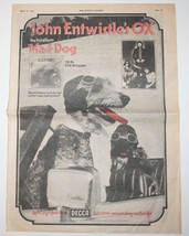 John Entwistle&#39;s Ox Mad Dog 1975 Original Uk Ad Nme Ad Poster The Who - £7.58 GBP