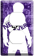 Justin Bieber Never Say Purple Outlet Covrer Wall Plate - £8.81 GBP