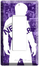 Justin Bieber Never Say Purple Single Decora Wall Plate - £7.83 GBP