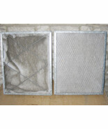 6 AMERI-FRAME WIRE PERMANENT AIR FILTERS ~ 16&quot; x 20&quot; x 2&quot;D - $205.78 CAD