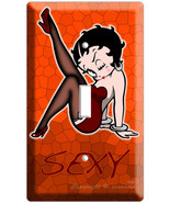 BETTY BOOP PINUP SEXY SINGLE LIGHT SWITCH COVER PLATE R - $15.07 CAD