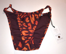 Shade Shore Red Animal Print Bikini Bottom “Cheeky” XL (16-18) - £7.35 GBP
