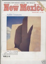 New Mexico Magazine 1985 February Adobe Wines Badlands Fossil Resources - £22.08 GBP
