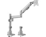 Mount-It! Single Monitor Desk Mount | Pole Mounted Gas Spring Monitor Ar... - $102.99