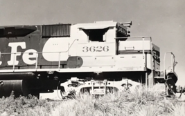 Atchison Topeka &amp; Santa Fe Railway Railroad ATSF #3626 GP39-2 Locomotive Photo - £7.42 GBP