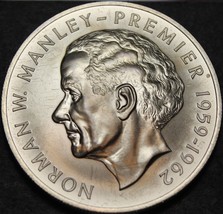 Jamaica 5 Dollars, 1974 Rare Gem Matte Unc~8,661 Minted~Norman Manley~Fr... - £24.02 GBP