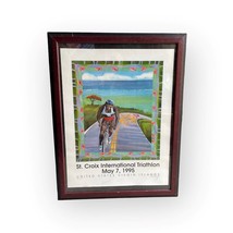 St.Croix Triathlon Affiche 1995 Vierge Islands Cyclisme Vélo - £143.76 GBP