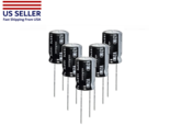 Capacitors (5) Nichicon Electrolytic  .33 uf 100 Volt Radial Can Series VZ. - $2.75