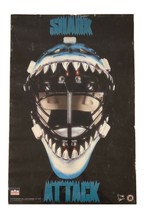Shark Attack San Jose Sharks NHL Hockey 1992 Starline Poster - £39.32 GBP