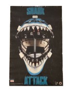 Shark Attack San Jose Sharks NHL Hockey 1992 Starline Poster - £39.00 GBP