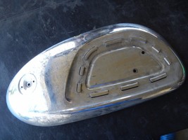 Left Gas Fuel Petrol Tank Chrome Cover 1965 1966 1967 Suzuki TC250 T20 X6 250 - £23.32 GBP