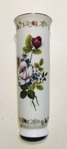 Otagiri Rose Bouquet White Floral with Gold Rim Vase - £10.95 GBP