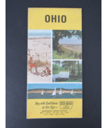 1970 &quot;RED HEAD&quot; for less Road Map Service Station GAS &amp; OIL OHIO rare! - $28.04