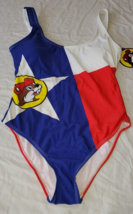 BUC-EE&#39;S Women&#39;s 1 Piece Swim Suit X-SMALL Buc-ee Texas Flag Print New - £19.02 GBP