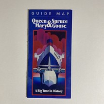 Vintage Queen Mary &amp; Spruce Goose Map Guide Nr Mint - £3.68 GBP