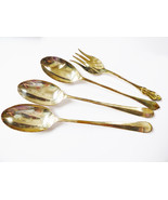 VTG Lot of 4 Silver Plate Leonard Italy Royal Limited 13&quot; Serving Spoon ... - £27.78 GBP