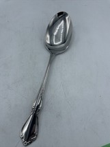 Oneida Oneidacraft Deluxe Chateau Stainless Flatware Serving Spoon Solid Euc - £18.19 GBP