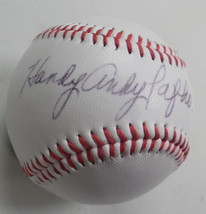 Handy Andy Pafko Signed Baseball w/ 5x All Star Inscription JSA Braves Cubs - £58.37 GBP
