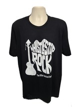 Whistlestop Rock The Little Festival that could Adult Black XL TShirt - £11.87 GBP