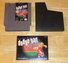 Nintendo NES Super Dodge Ball Dodgeball Video Game, w/ Manual, Tested + Working - £25.41 GBP